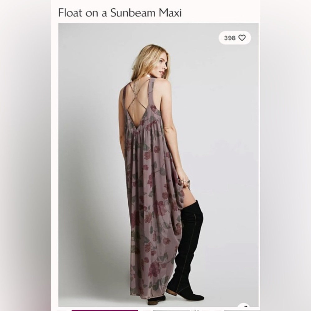 Free People Floral Maxi Dress